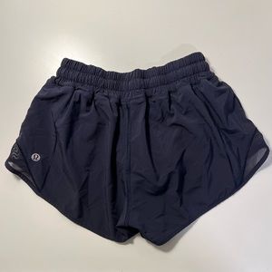 Lululemon Navy Hotty Hot Shorts